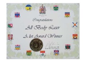 All body laser certificate