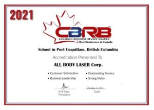 2021 CBRB certificate